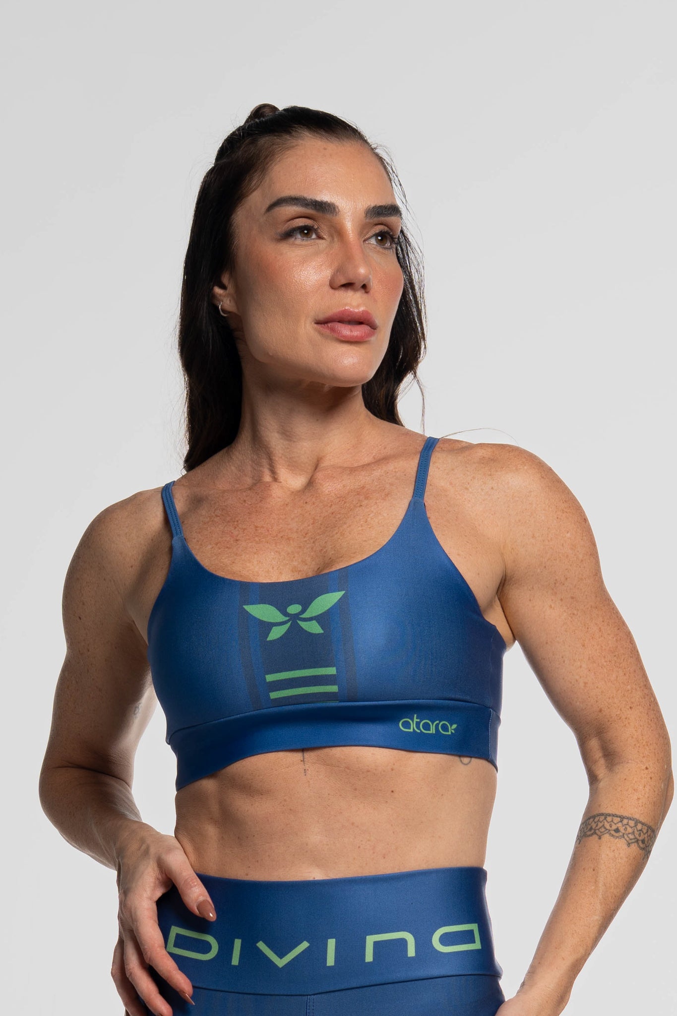 Top Alcinha Make It Happen Blue - atarafitness