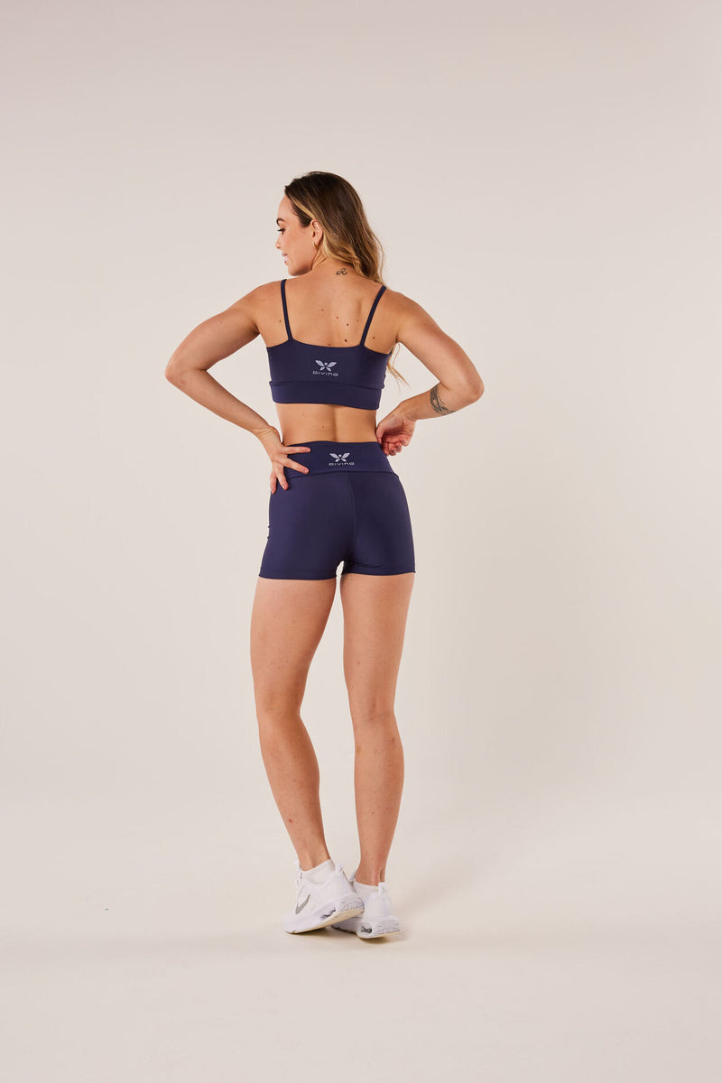 Top Alcinha Marinho Liso Básico - atarafitness