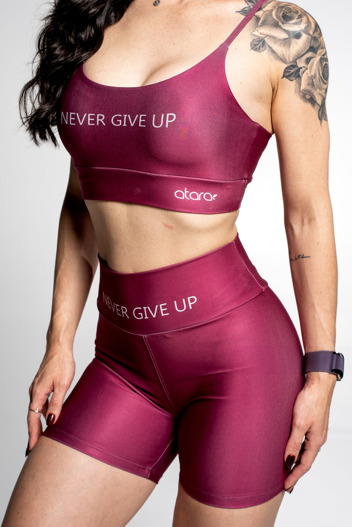 Top Alcinha Never Give Up - atarafitness