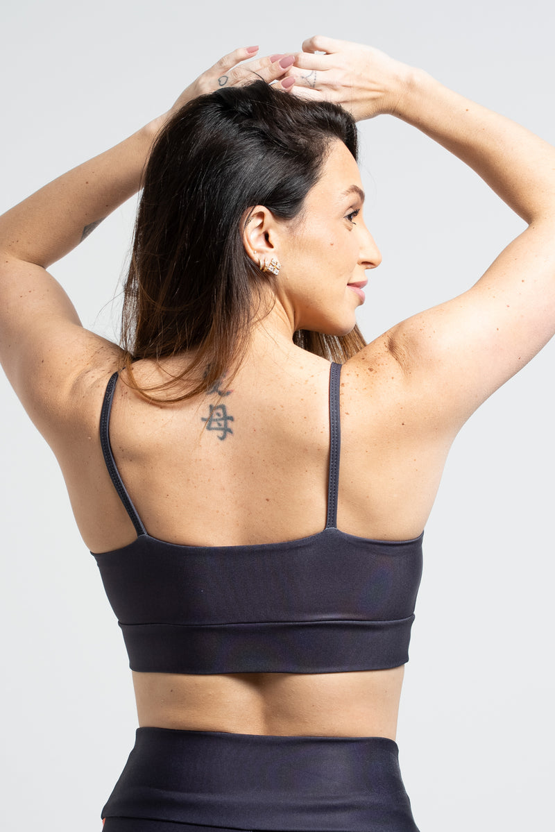 Top Alcinha Orange Side - atarafitness