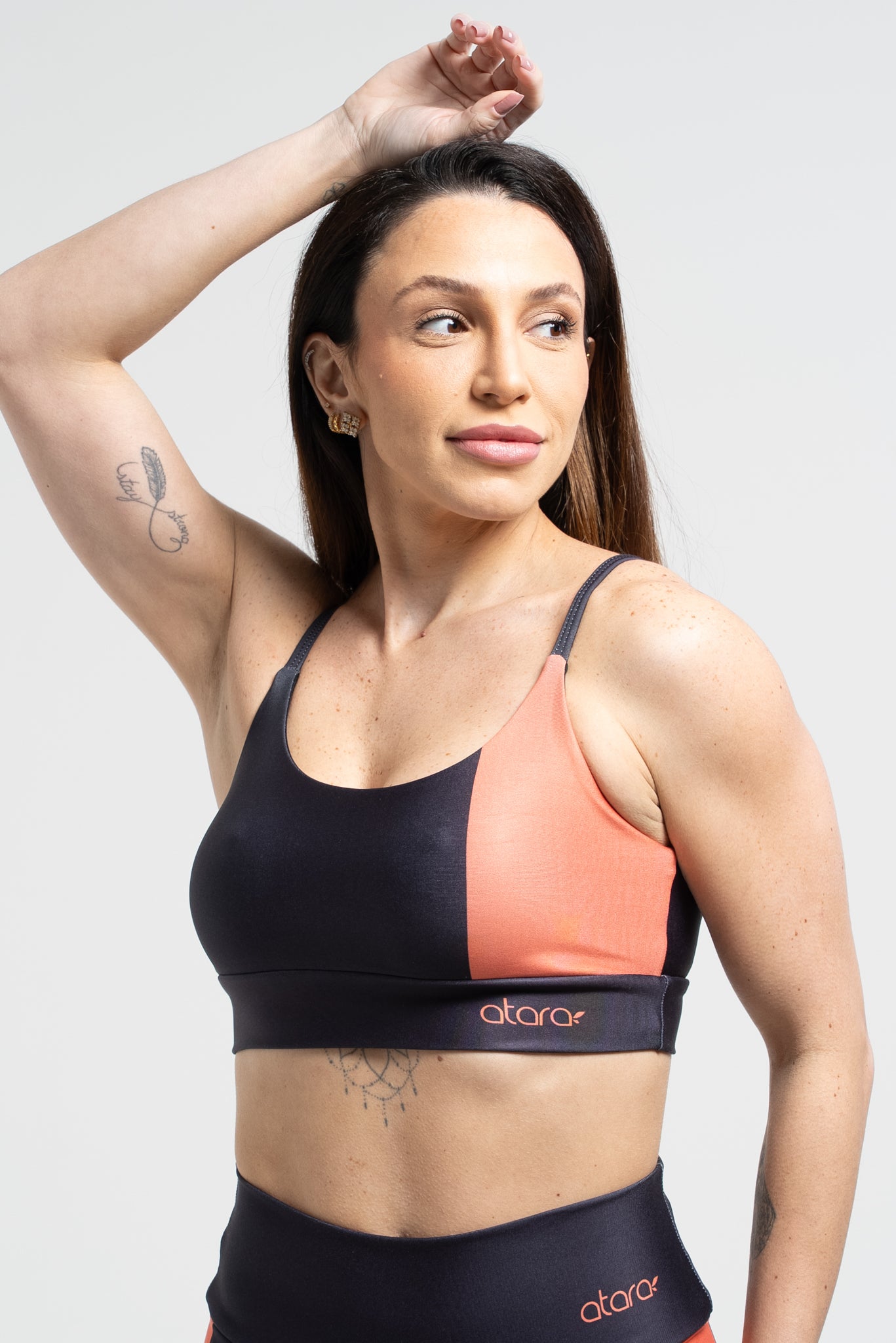 Top Alcinha Orange Side - atarafitness