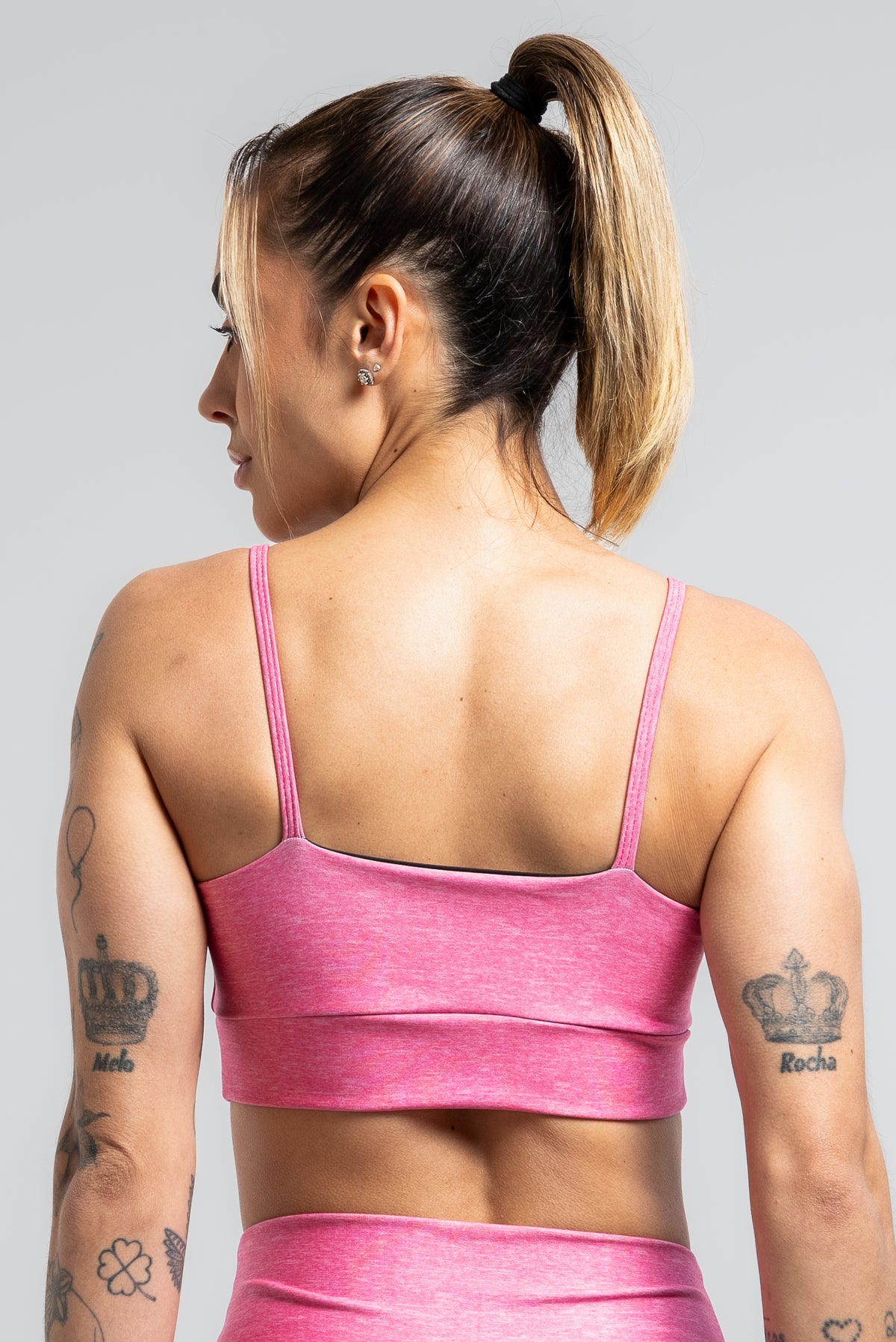 Top Alcinha Texture Pink - atarafitness