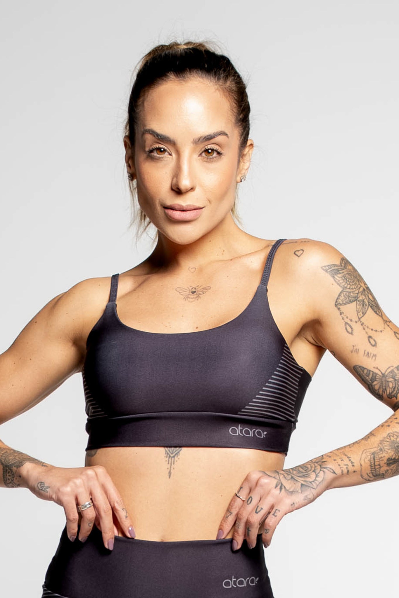 Top Alcinha Tower Black - atarafitness