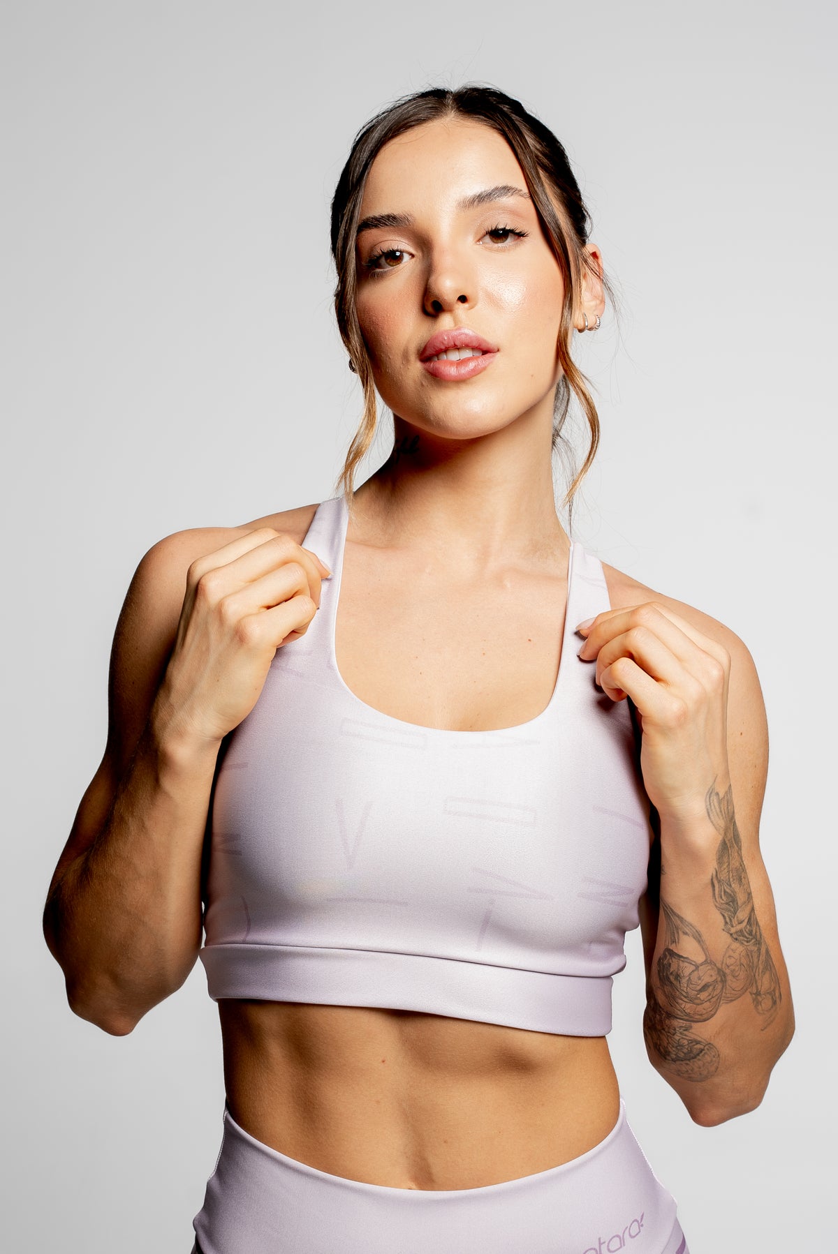 Top Estampa Divina Lilás - atarafitness