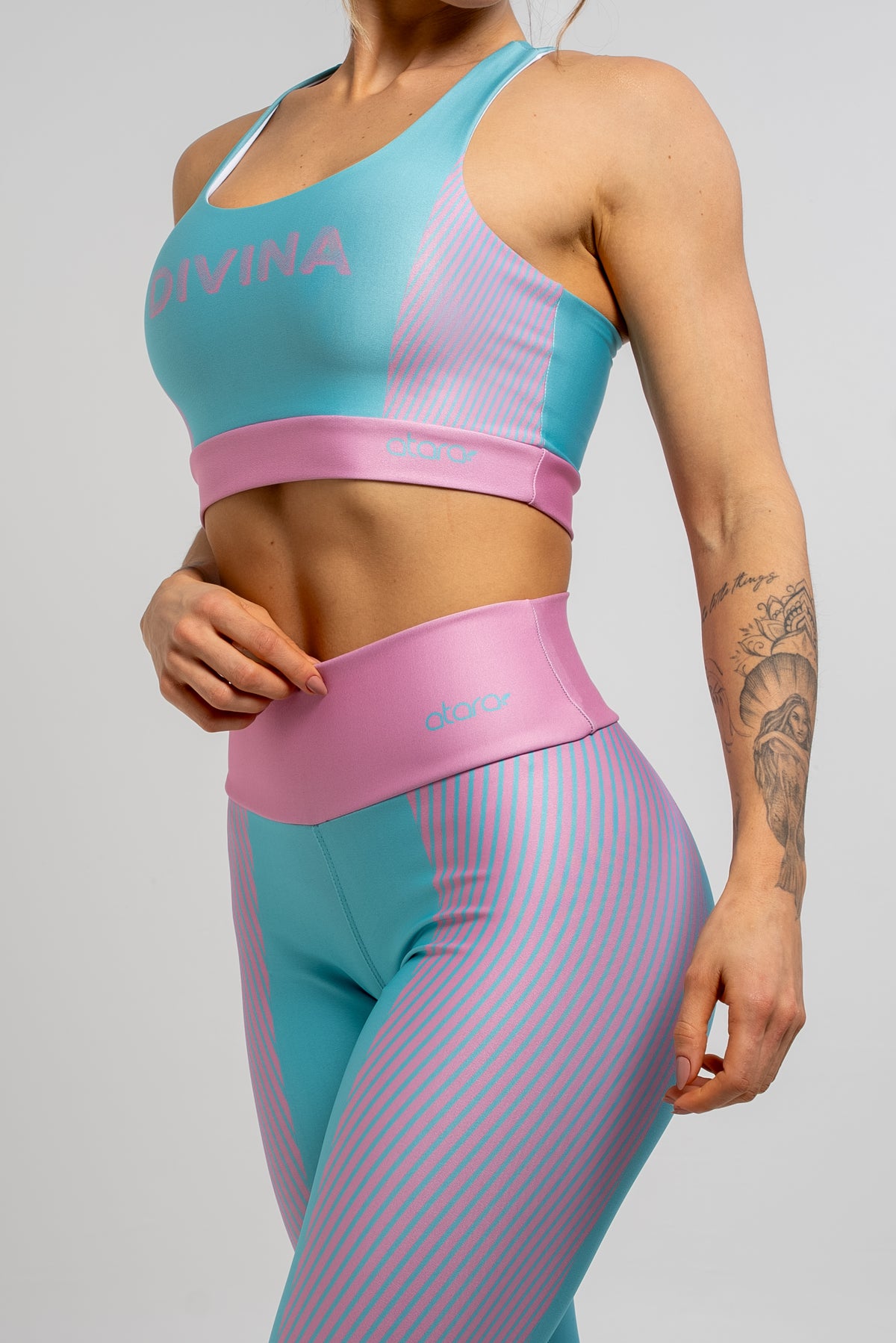 Top Estampa Localizada Listra Rosa - atarafitness