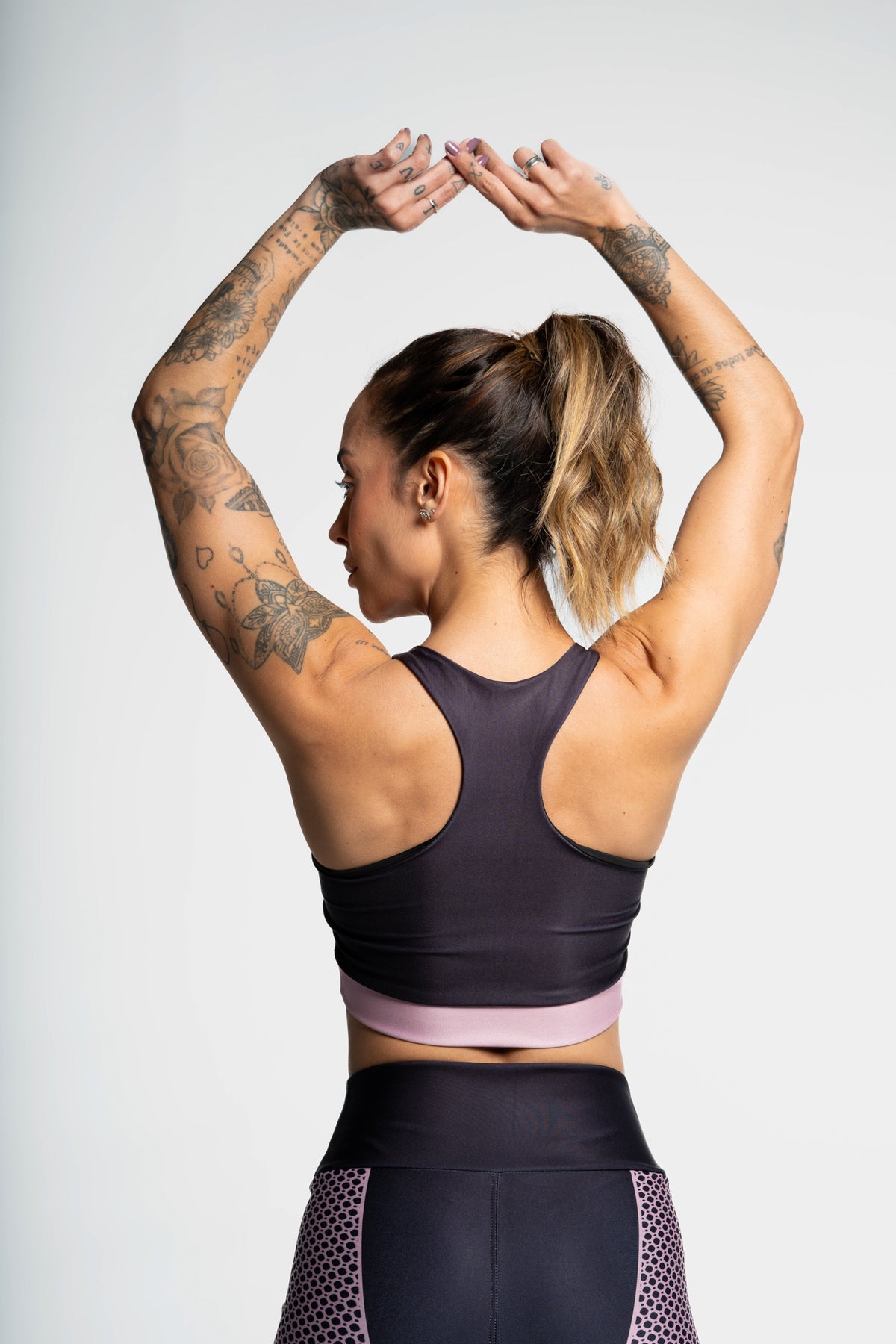 Top Estampa Localizada Renda Rosa - atarafitness