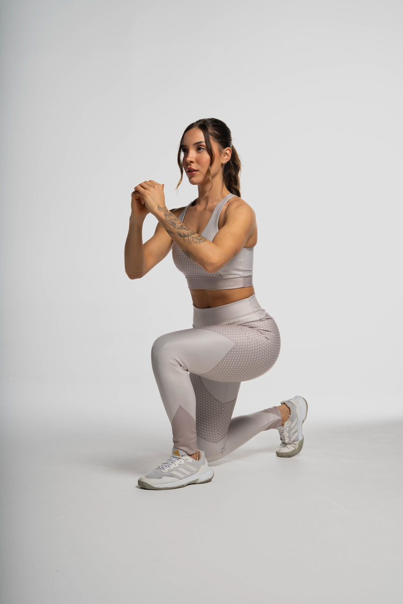 Top Estampa Renda Dourada - atarafitness