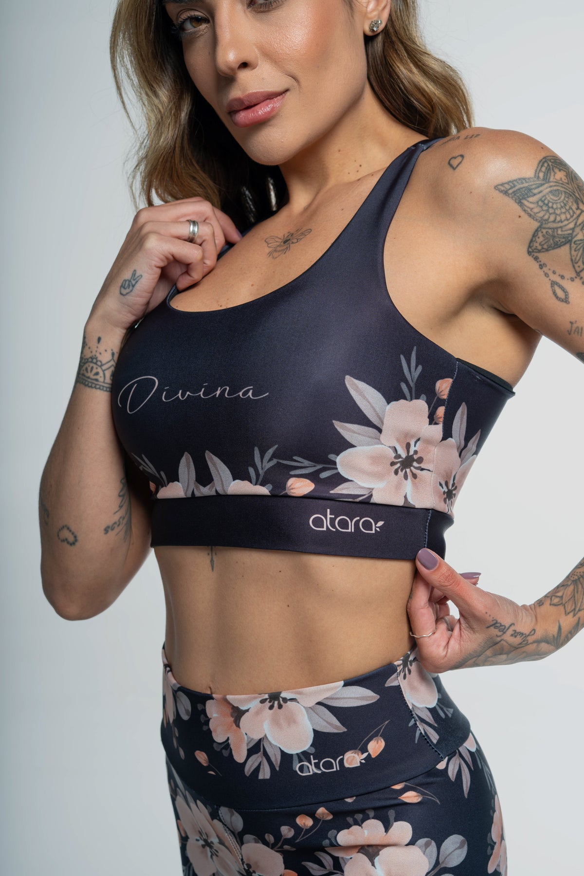 Top Flower Black - atarafitness