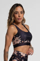 Top Nadador Flower Black