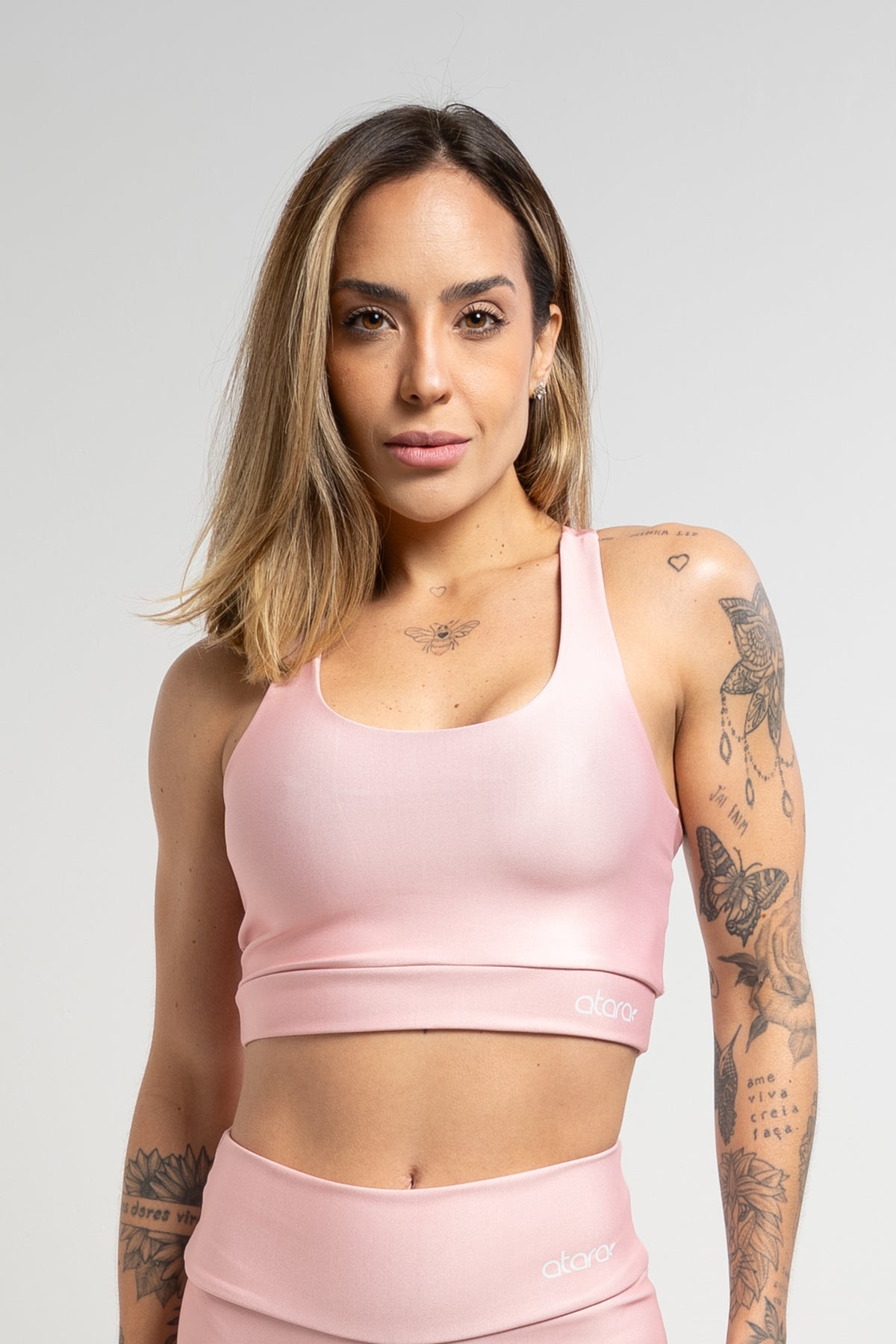 Top Liso Salmão - atarafitness