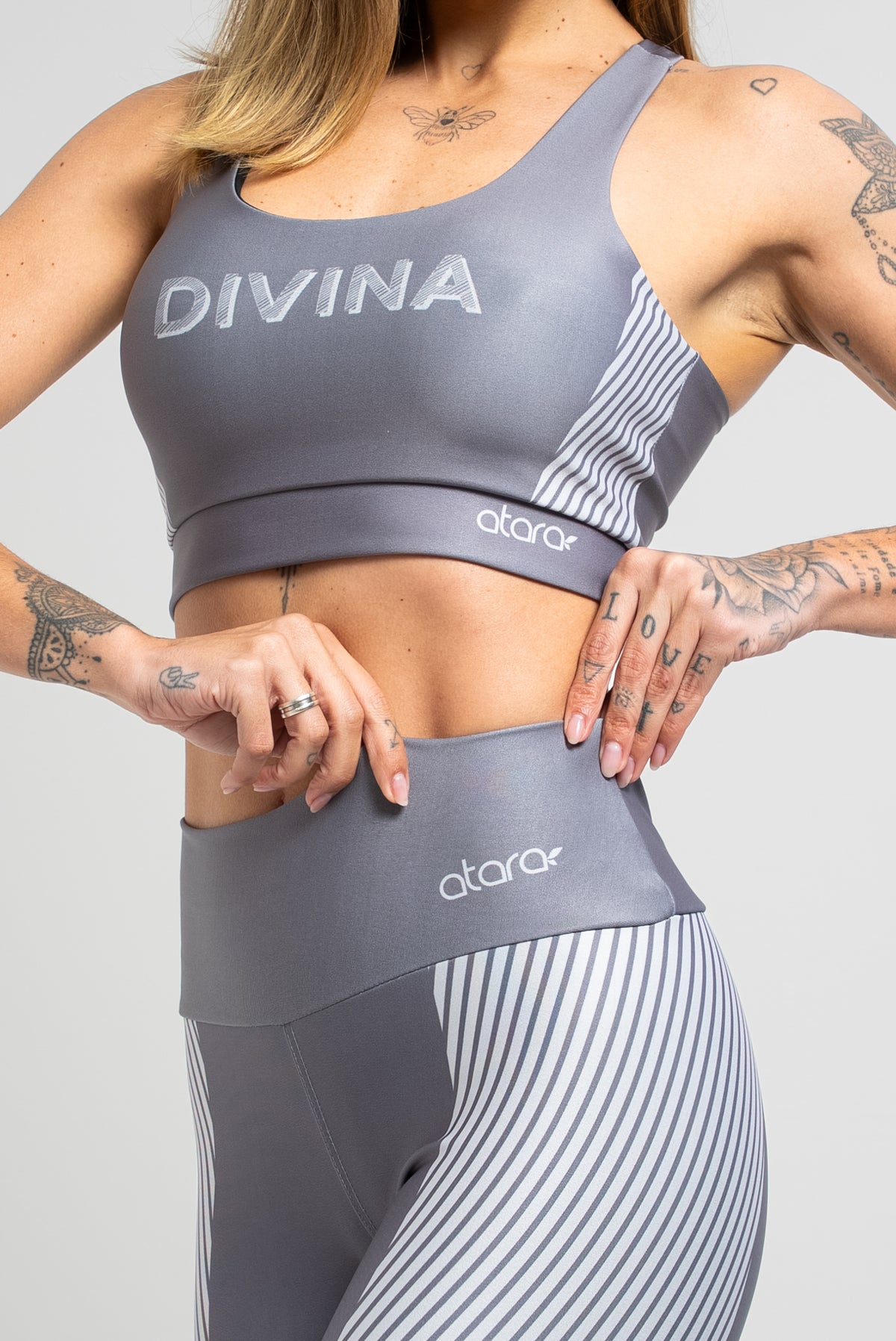 Top Listra Cinza - atarafitness