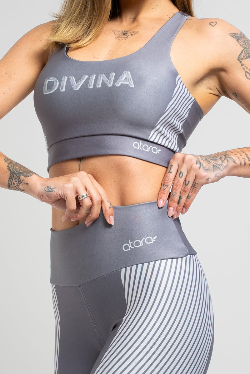 Top Listra Cinza - atarafitness