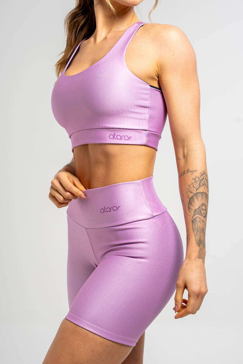 Top Nadador Básico Liso lilás - atarafitness