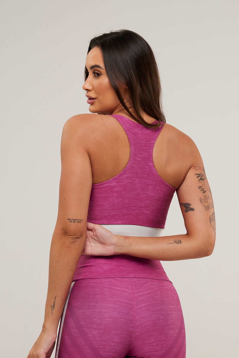Top Nadador Pink Fishbone - atarafitness
