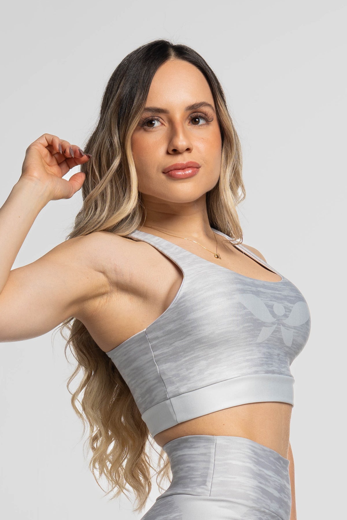 Top Nadador Rajado Claro - atarafitness