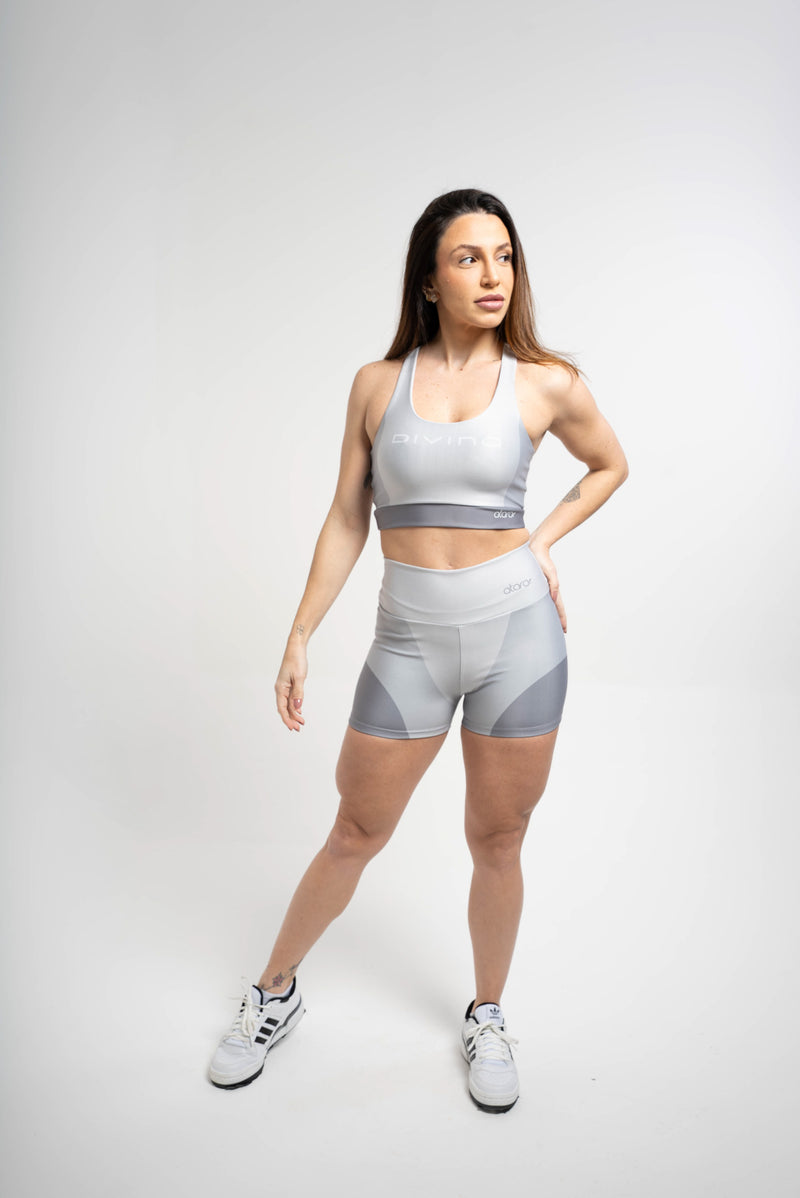 Top Nadador Três Cores Chumbo - atarafitness