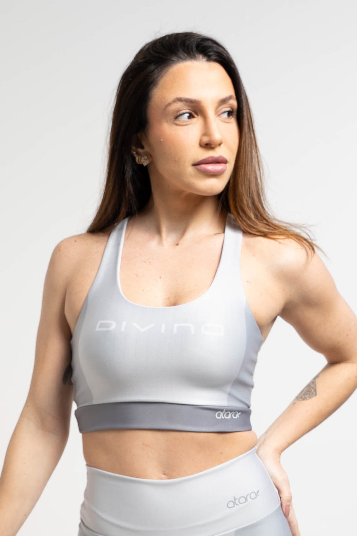 Top Nadador Três Cores Chumbo - atarafitness