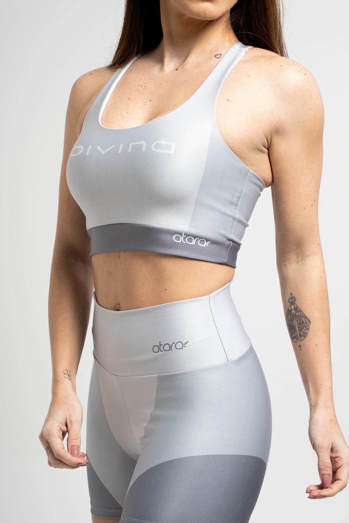 Top Nadador Três Cores Chumbo - atarafitness